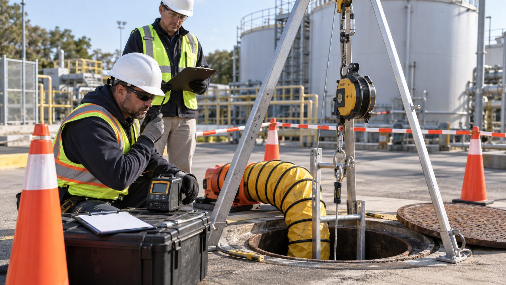 Attendant Ready: Confined Space Training for the Worker Outside the Opening