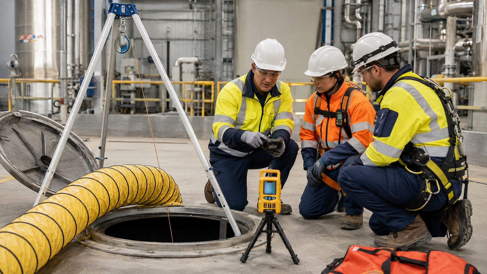 Before Anyone Enters: Training Crews to Test, Ventilate, and Monitor Confined Spaces