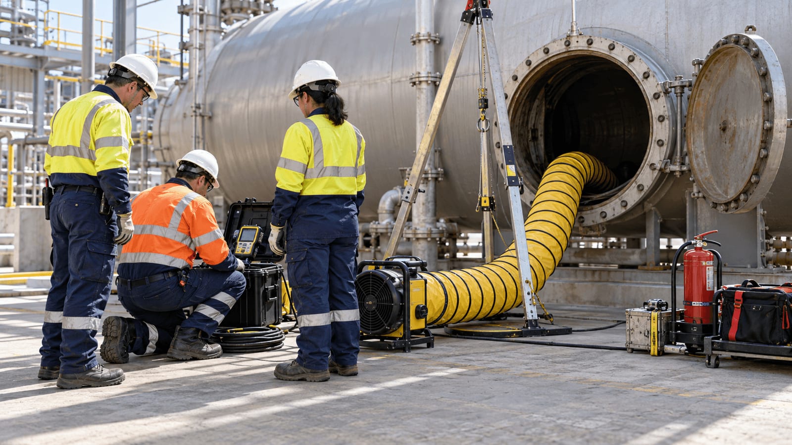Confined Space Hot Work: What Employers Should Coordinate Before Welding or Cutting Begins