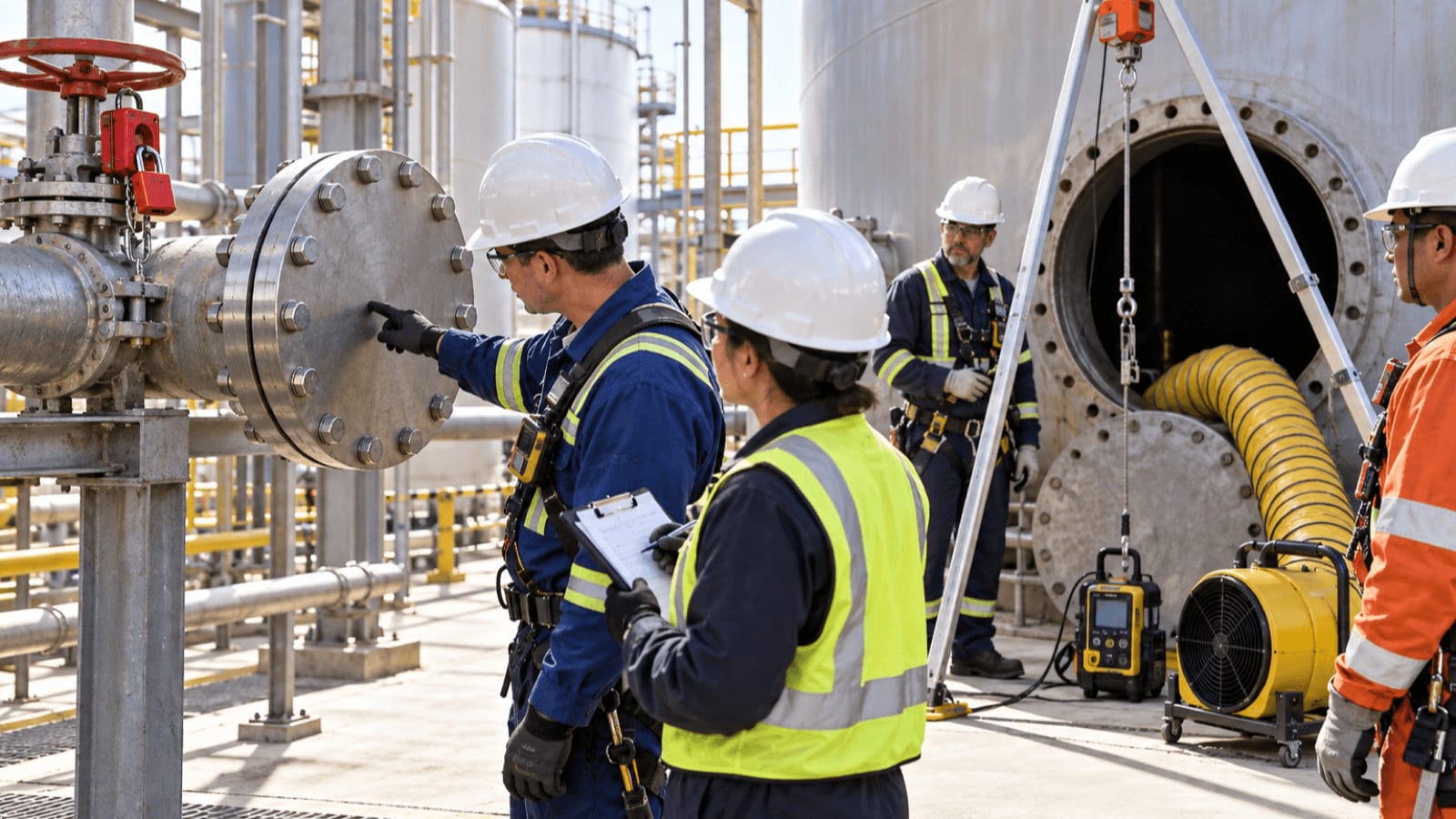 Confined Space Isolation Before Line Breaking: What Entry Supervisors Should Verify