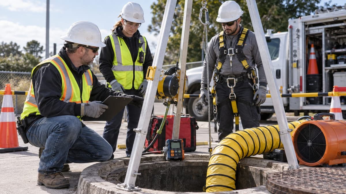 Confined Space Training for Contractors Working Inside Active Facilities