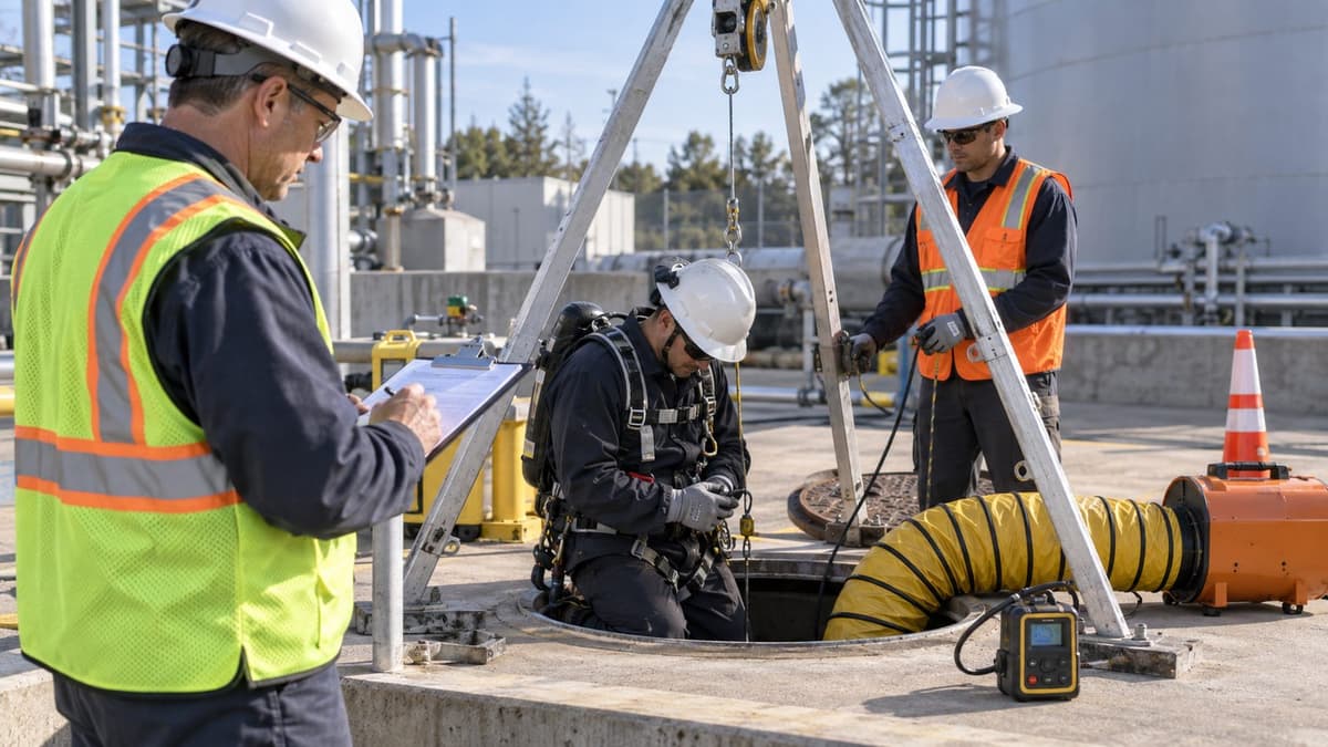 Continuous Monitoring for Confined Space Entry: Training Crews Beyond the First Gas Test