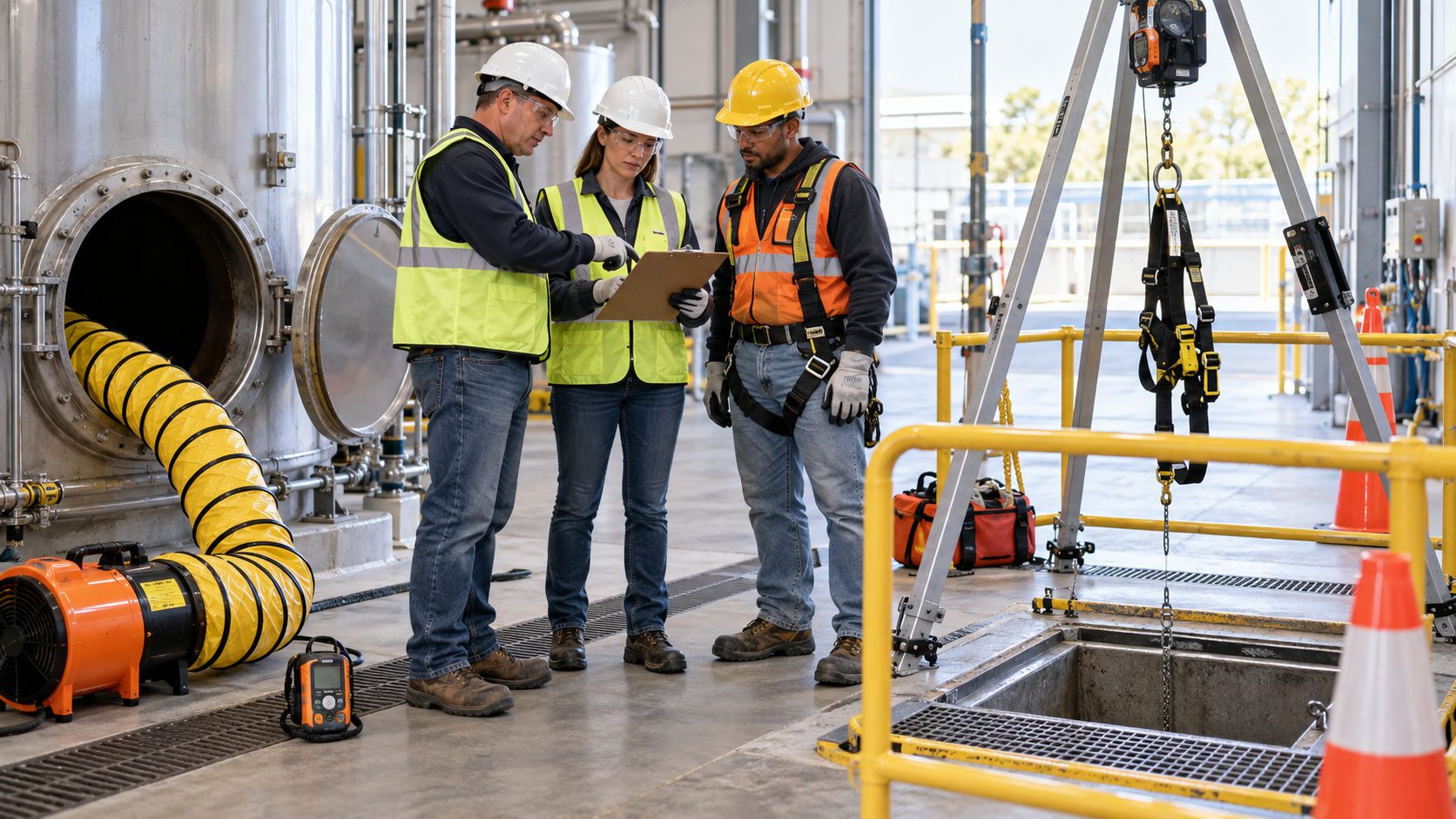Facility Managers and Contractors: Confined Space Training for Recurring Callouts