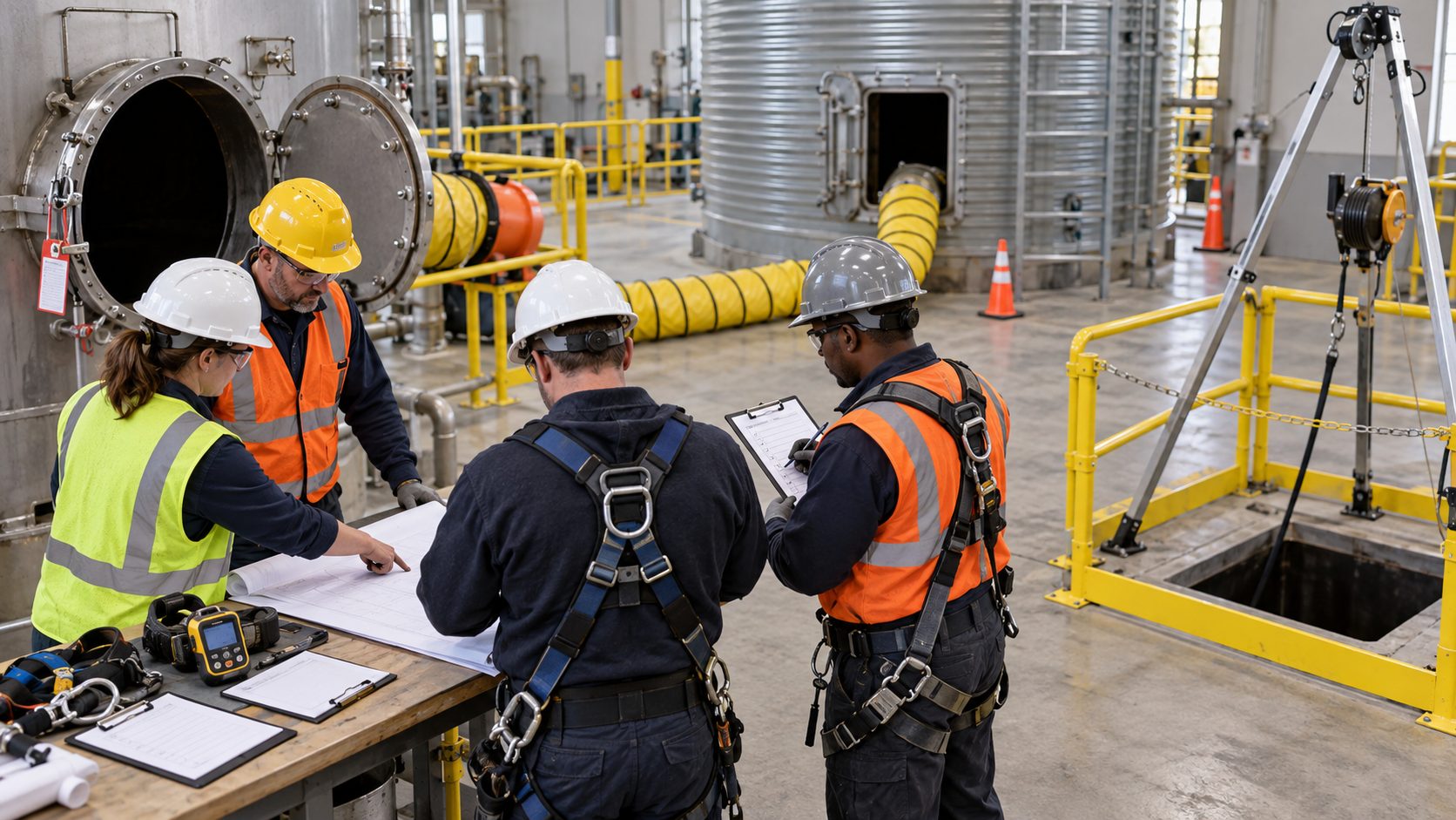 Hazard Inventory First: Confined Space Training Before Tanks, Bins, and Silos Are Assigned