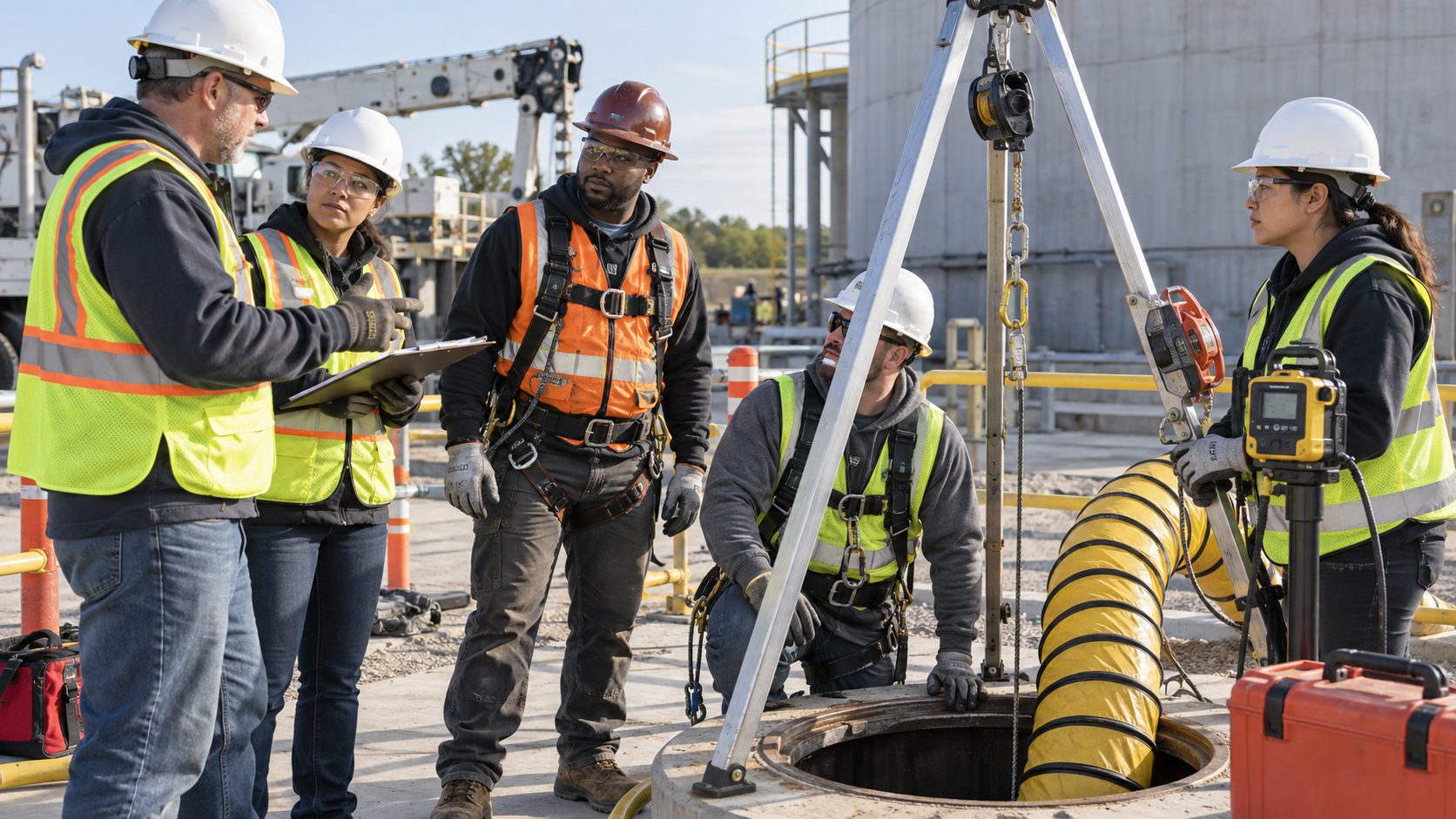 Host, Controlling, and Entry Employers: Confined Space Training for Multi-Employer Jobsites
