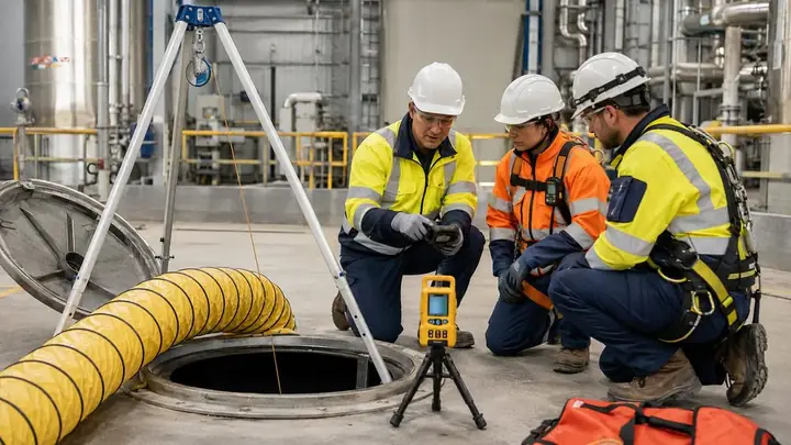 Before Anyone Enters: Training Crews to Test, Ventilate, and Monitor Confined Spaces